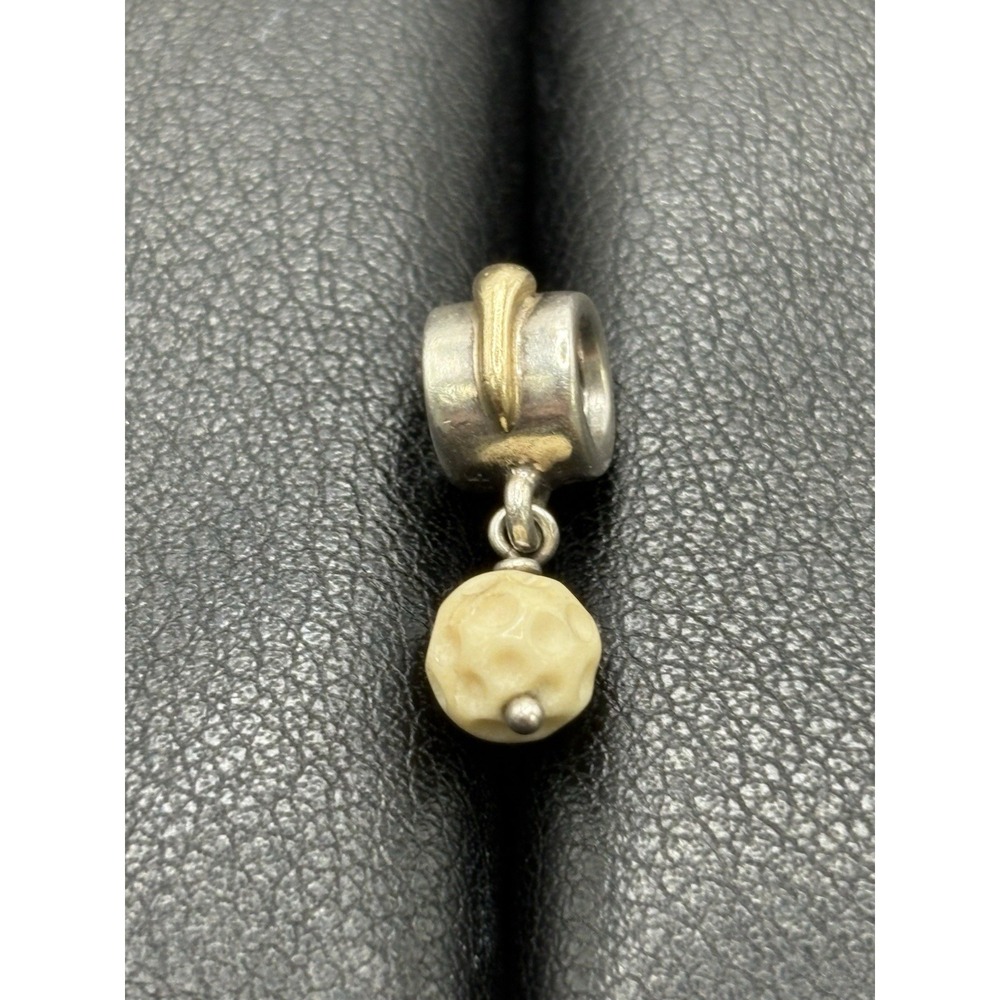 Pandora Sterling Silver Golf Ball Tee With Accent Charm H7